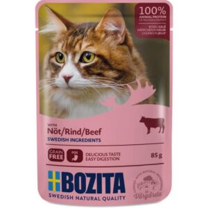 Bozita Pouch Häppchen in Gelee mit Rind 85 g