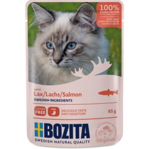 Bozita Pouch Häppchen in Gelee mit Lachs 85 g