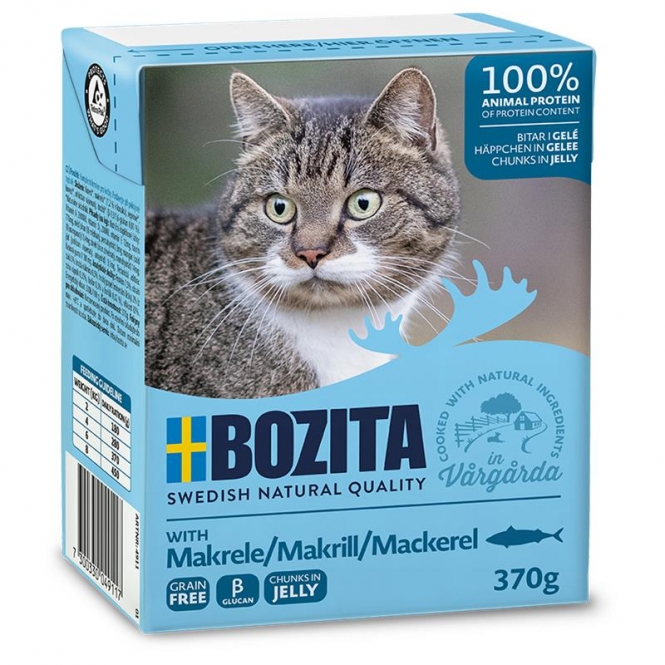 Bozita Cat Tetra Recard Häppchen in Gelee Makrele 370 g