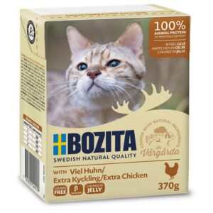 Bozita Cat Tetra Recard Häppchen in Gelee mit viel Huhn 370 g