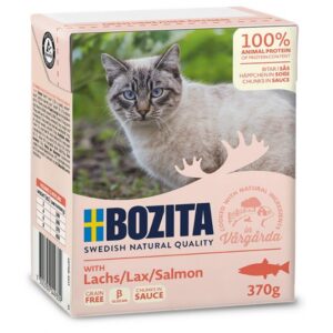 Bozita Cat Tetra Recard Häppchen in Soße Lachs 370 g