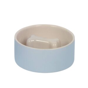 Nobby Anti-Schling-Napf Bone - 1000 ml / Ø 18 x 7 cm