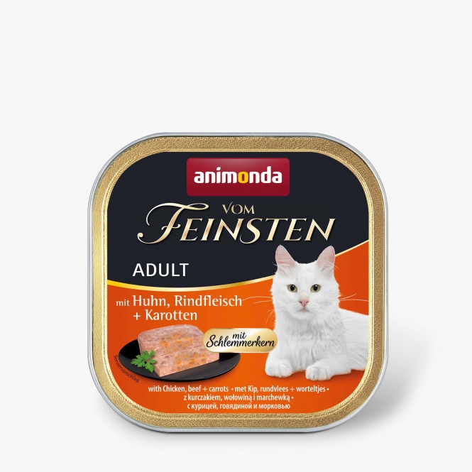 Animonda vom Feinsten mit Schlemmerkern mit Huhn, Rindfleisch & Karotten 100 g