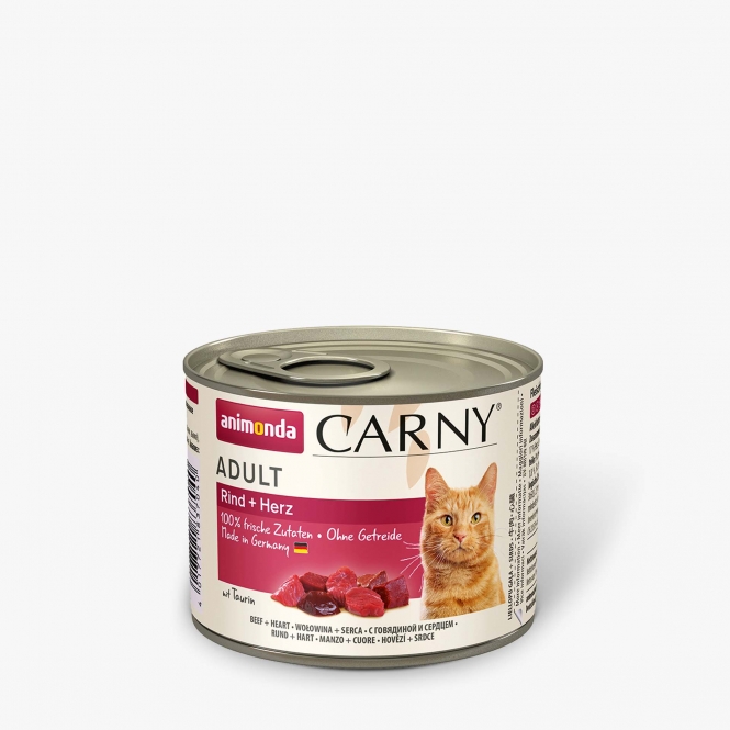 Animonda Cat Dose Carny Adult Rind & Herz - 200 g