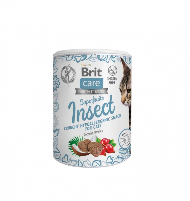 Brit Care Cat Snack Superfruits - Insect 100 g