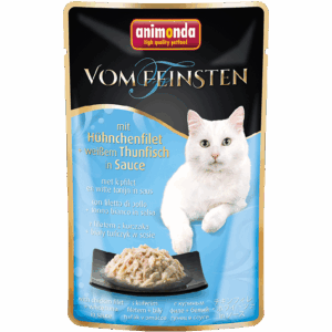 Animonda vom Feinsten mit Hühnchenfilet & weißer Thunfisch in Sauce 50 g