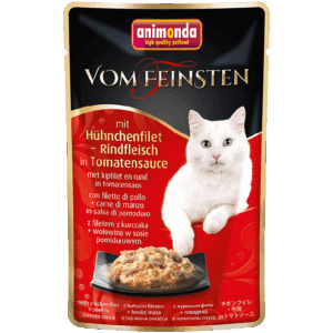 Animonda vom Feinsten mit Hühnchenfilet & Rindfleisch in Tomatensauce 50 g