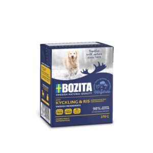 Bozita Dog Tetra Recard Happen in Gelee Hühnchen & Reis 370 g