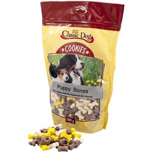 Classic Dog Snack Cookies Puppy Bones 500 g