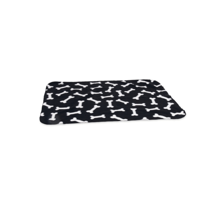 Karlie Flamingo Fleecedecke Milda - 100 x 70 cm - Schwarz – Bild 3