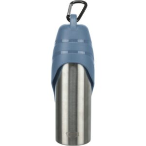 Trixie Edelstahl-Flasche mit Trinknapf - 750 ml