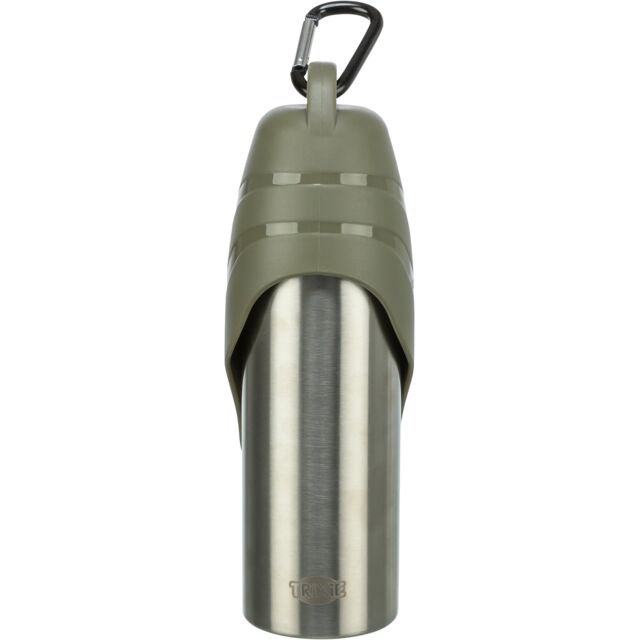 Trixie Edelstahl-Flasche mit Trinknapf - 750 ml – Bild 2