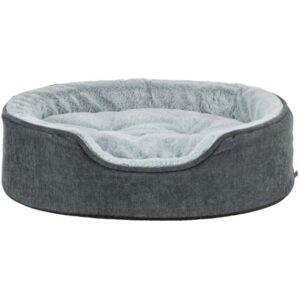 Trixie Vital Bett Lino Soft, oval - grau/hellgrau - 60 × 45 cm