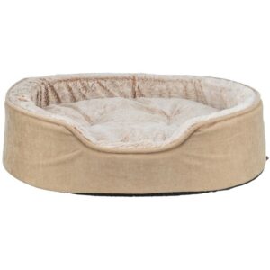 Trixie Vital Bett Lino Soft, oval - beige/creme - 83 × 67 cm