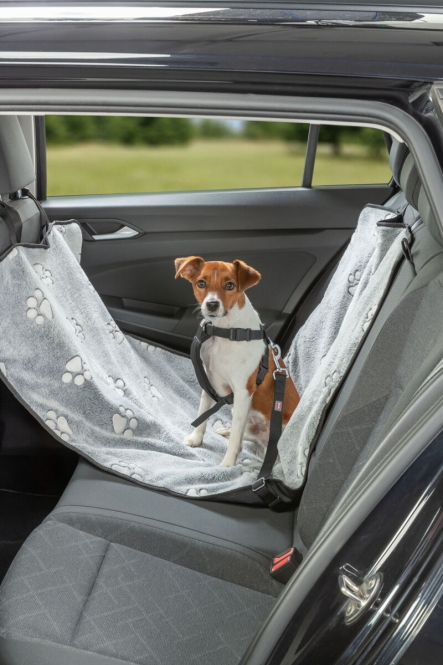Trixie Auto-Schondecke schmal - grau/schwarz – Bild 2