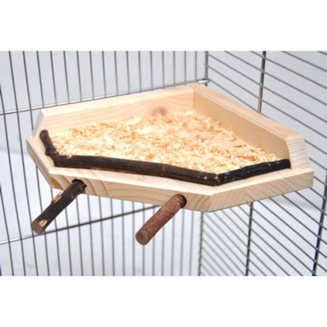 Vogelsitzbrett - 19 x 19 cm – Bild 2