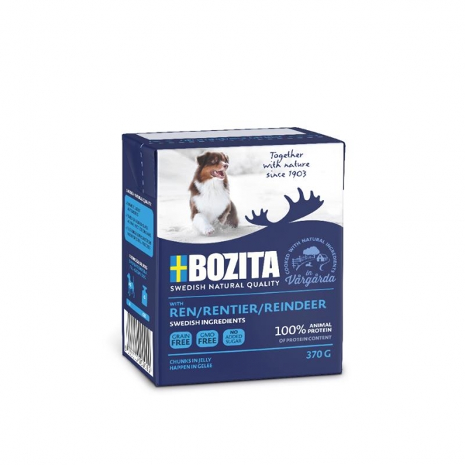 Bozita Dog Tetra Recard Happen in Gelee Rentier 370 g