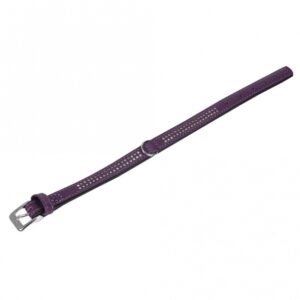 Karlie Vintage Strass-Halsband - Violett - 1-reihig, 24 cm/10mm