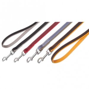 Karlie Vintage Trend Leine - Dunkelbraun/Gelb - 100 cm / 18mm