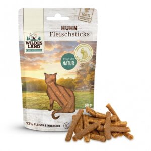 Wildes Land Cat Fleischsticks Huhn 50 g