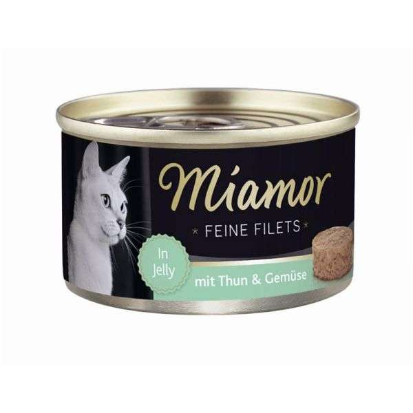 Miamor Feine Filets 100 g - Heller Thunfisch & Gemüse – Bild 2