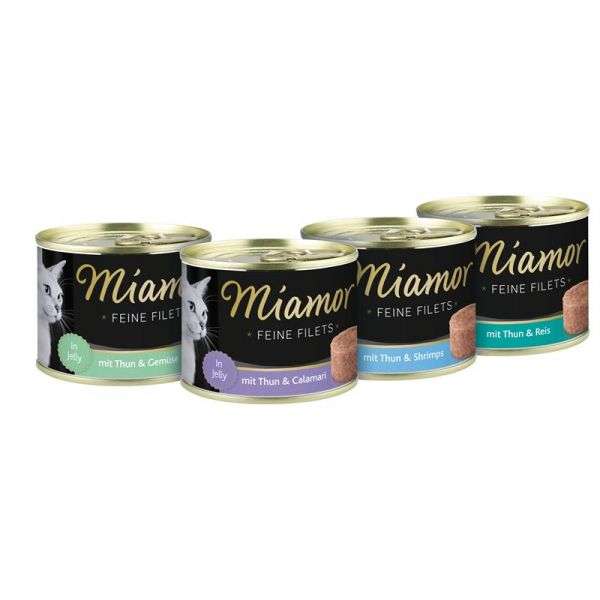 Miamor Feine Filets 185 g - Thunfisch & Calamari