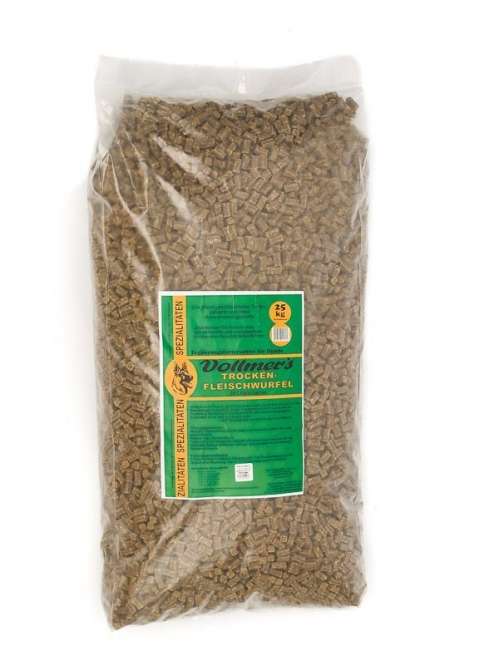 Vollmers Trockenfleischwürfel - 25 kg – Bild 2