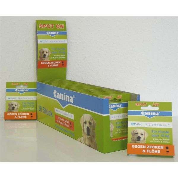 Canina Pharma PETVITAL Novermin für große Hunde 4 ml
