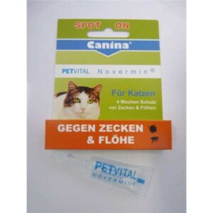 Canina Pharma PETVITAL Novermin für Katzen 2 ml