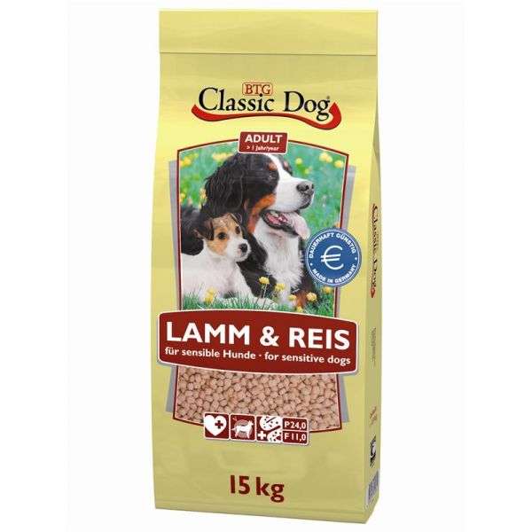 Classic Dog Lamm&Reis 15 kg