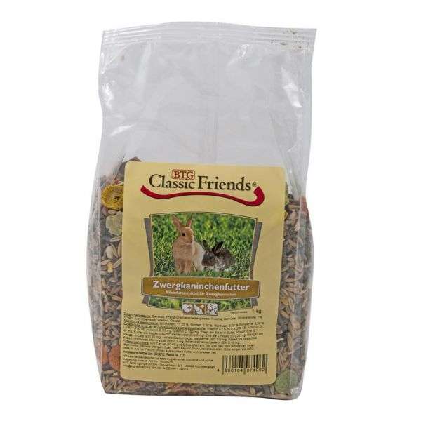 Classic Friends Zwergkaninchenfutter 1 kg - 1 kg – Bild 2