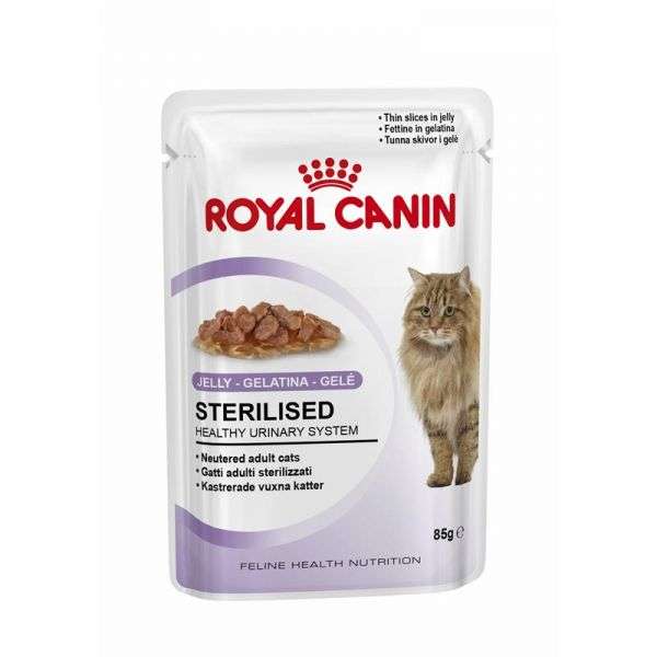 Royal Canin Feline Portionsbeutel Multipack Sterilised in Gelee 12x85 g